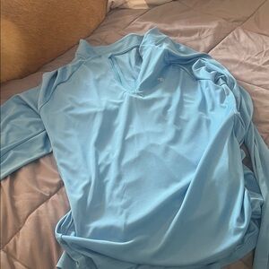 Athletic blue pullover